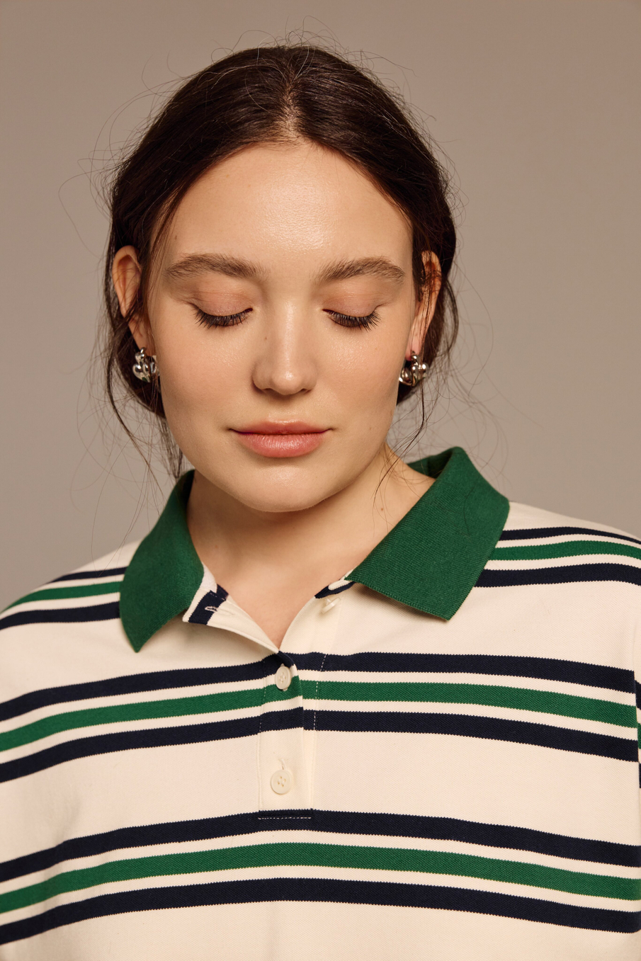 Поло с длинным рукавом Элен