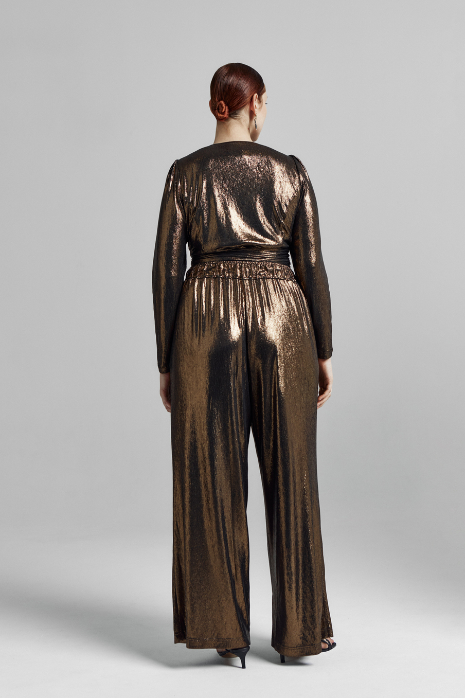 Брюки струящиеся из трикотажа