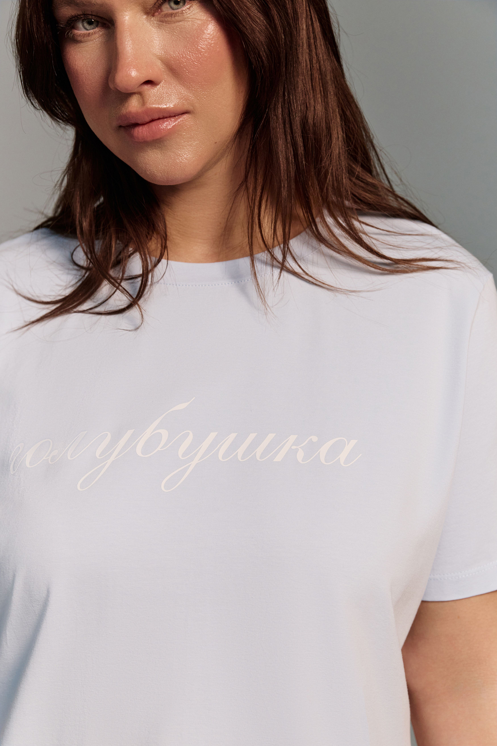 Футболка хлопковая ГОЛУБУШКА