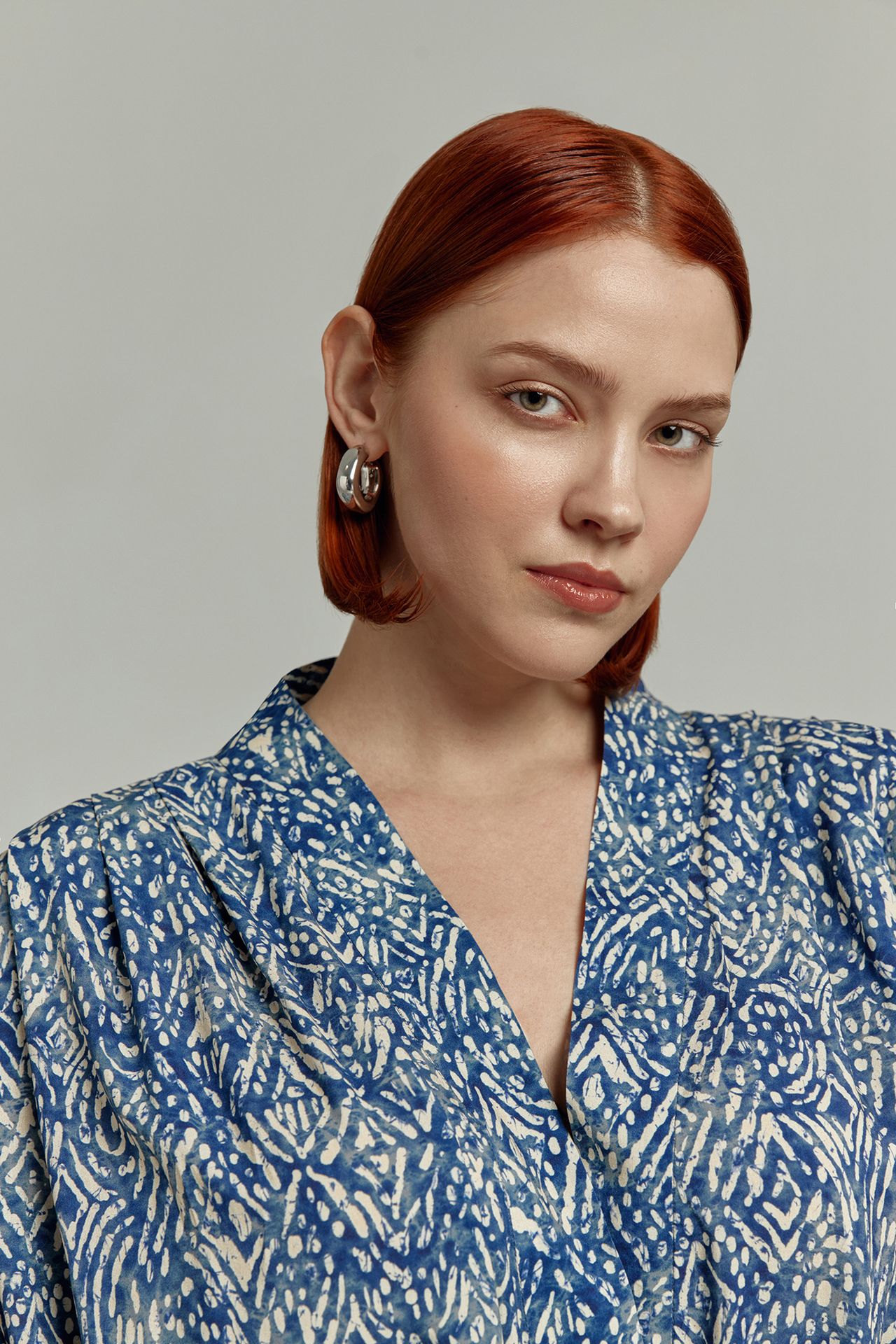 Рубашка-кимоно в принте