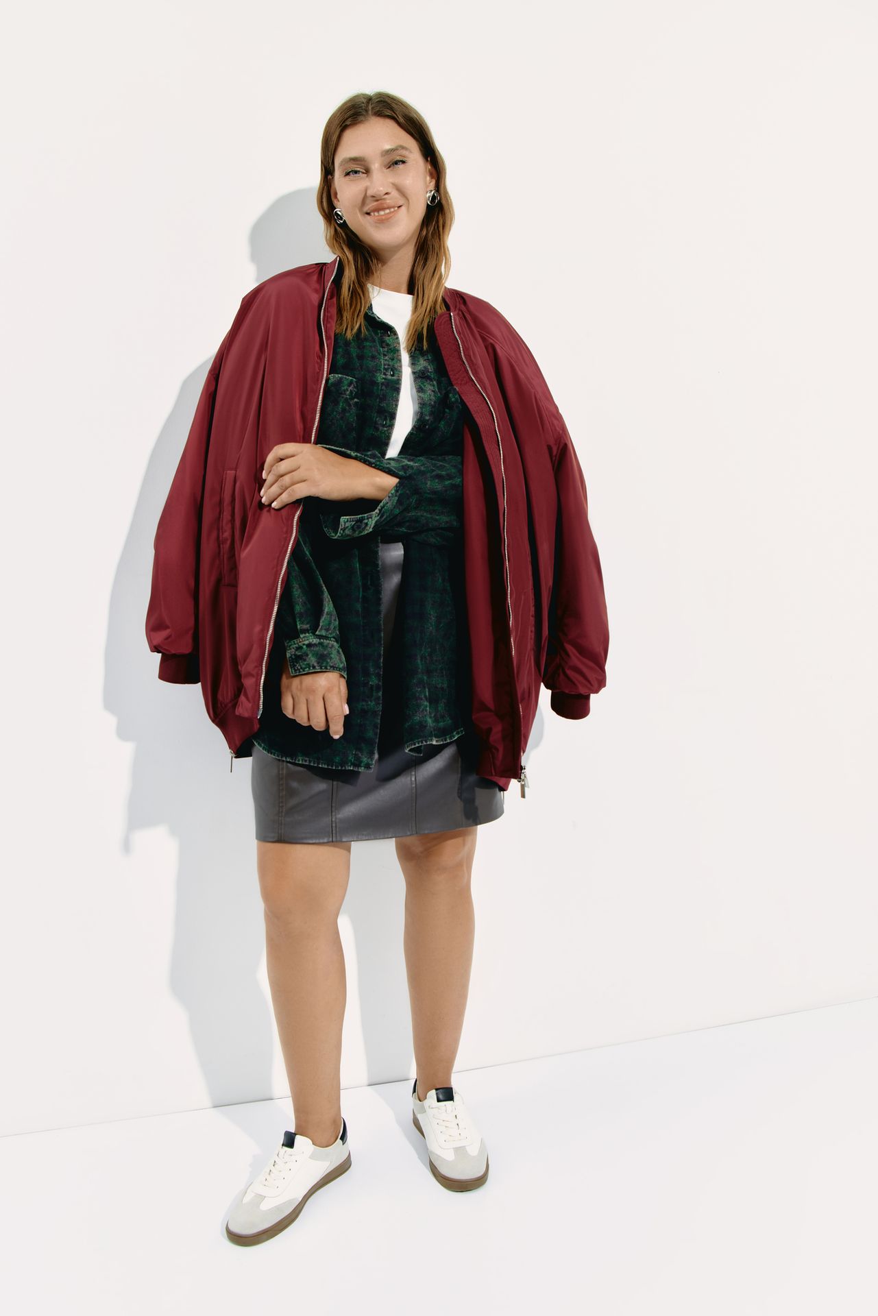 Мини-юбка из экокожи LILITH