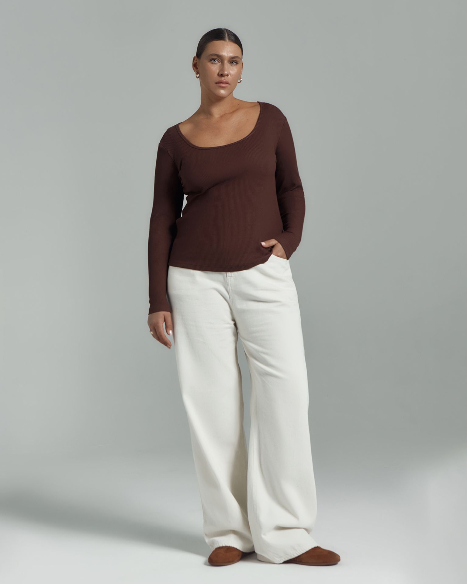 Лонгслив двойной