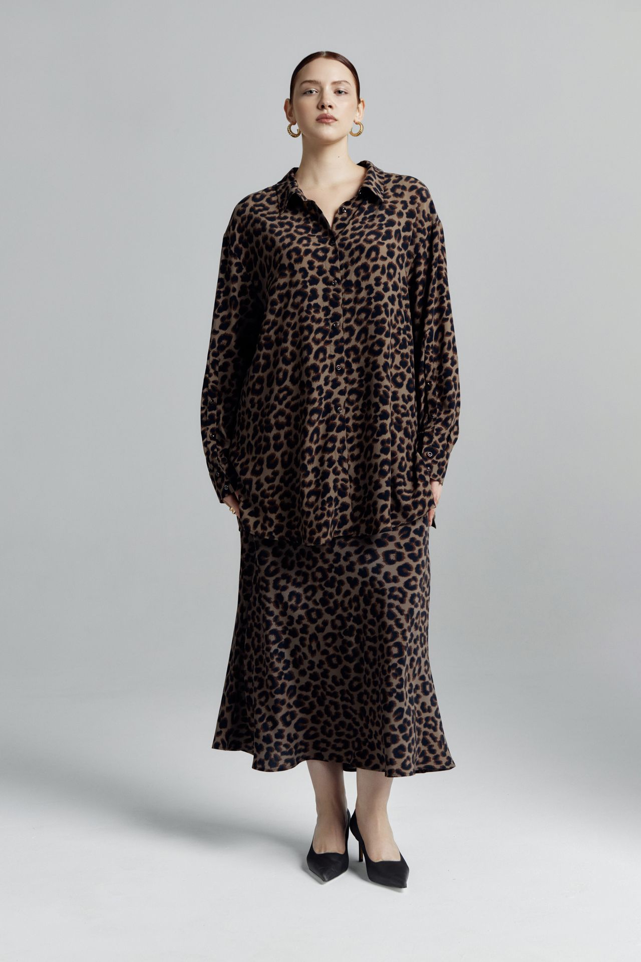 Рубашка вискоза в принте