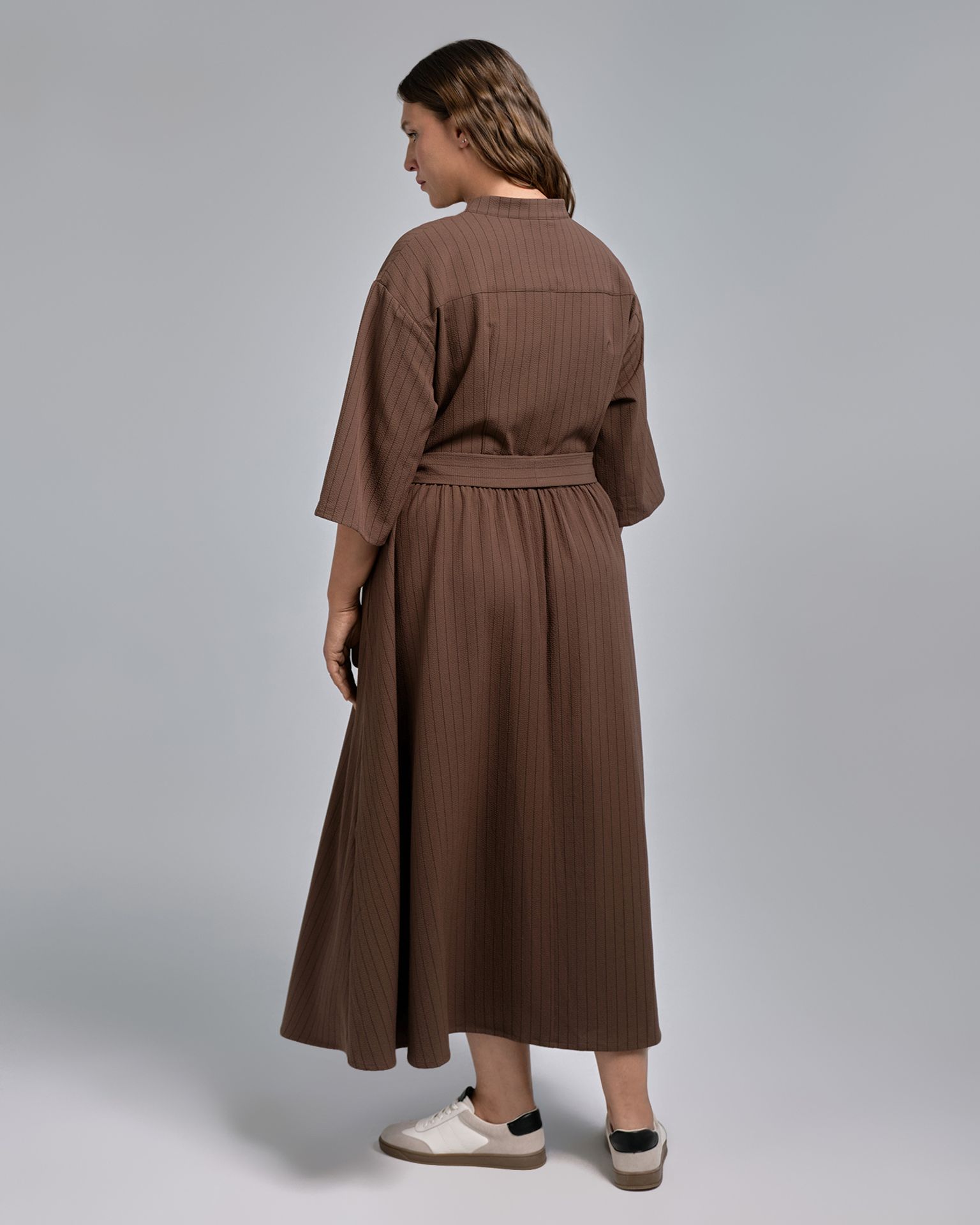 Платье в полосе