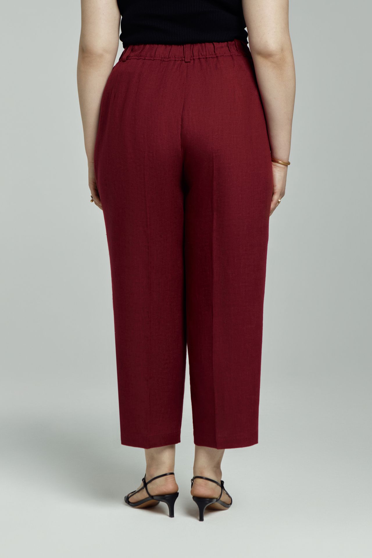 Брюки льняные