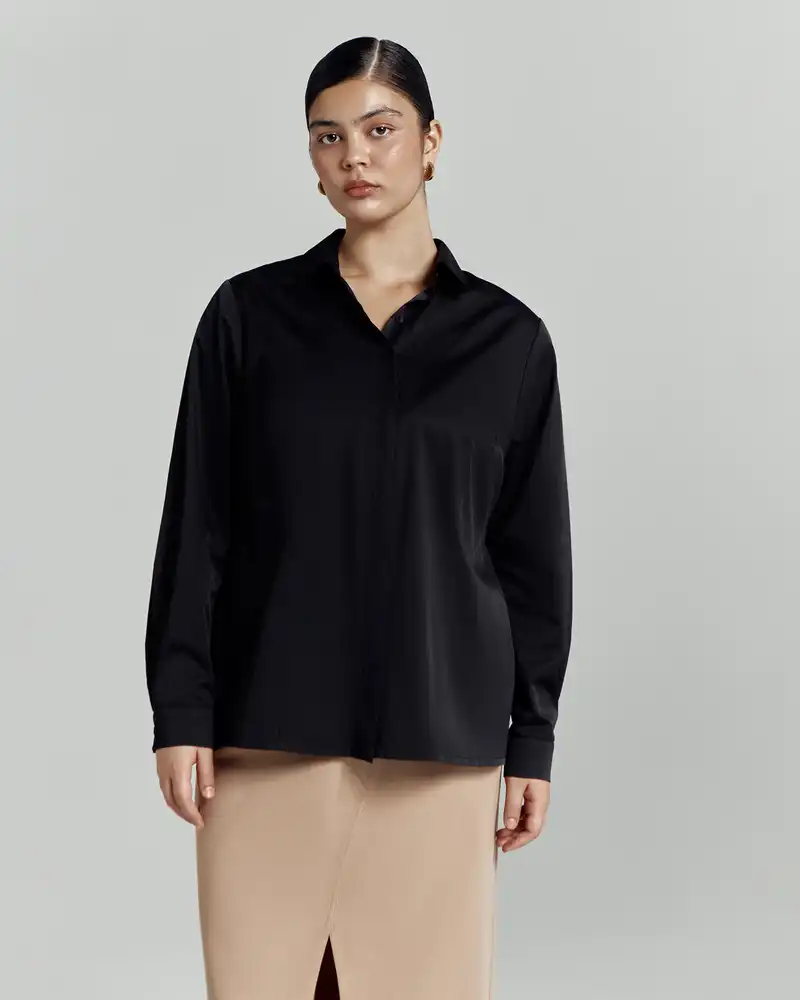 Рубашка приталенная