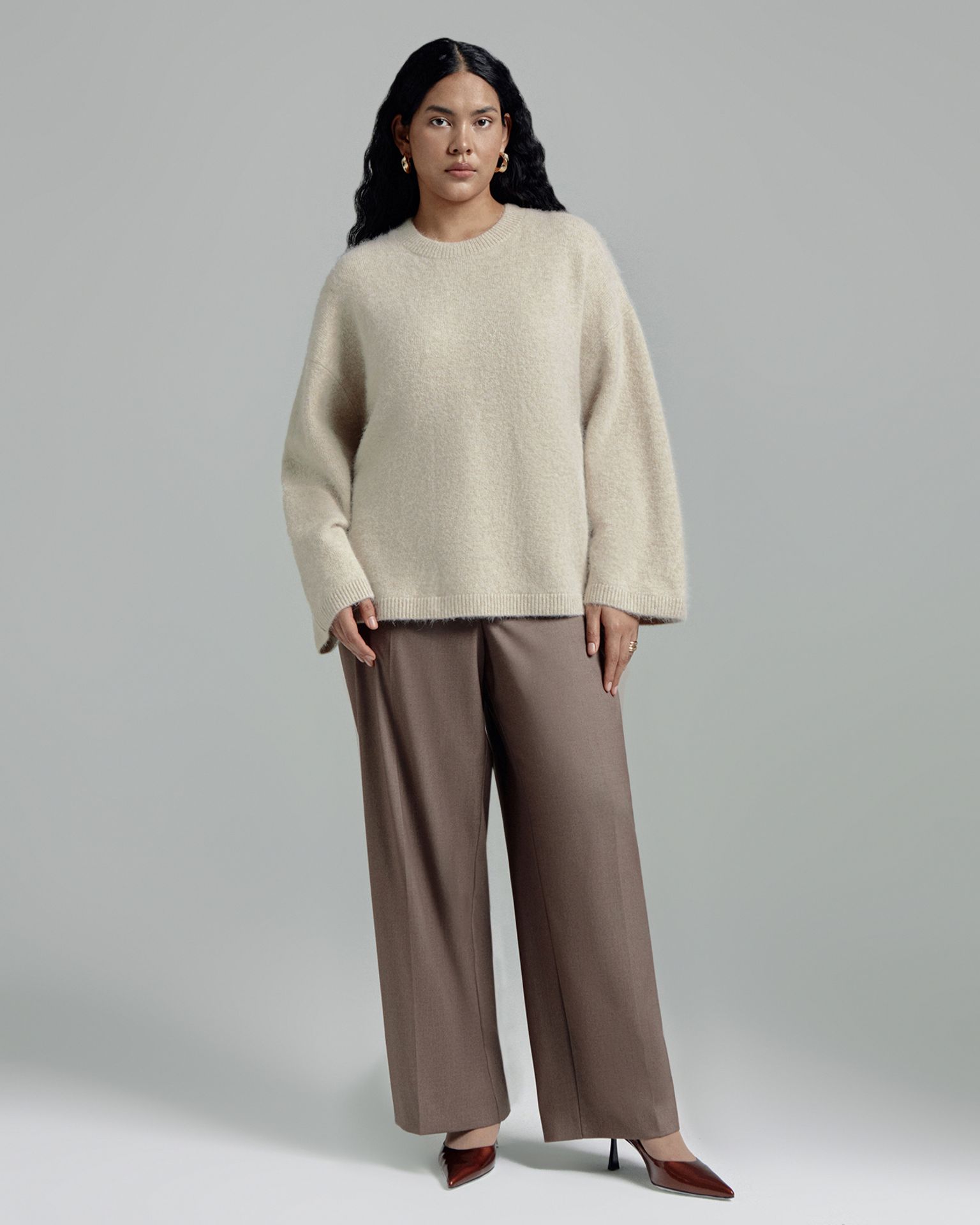 Джемпер с ангорой