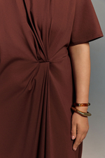 Платье с драпировкой ВЕТРЫ