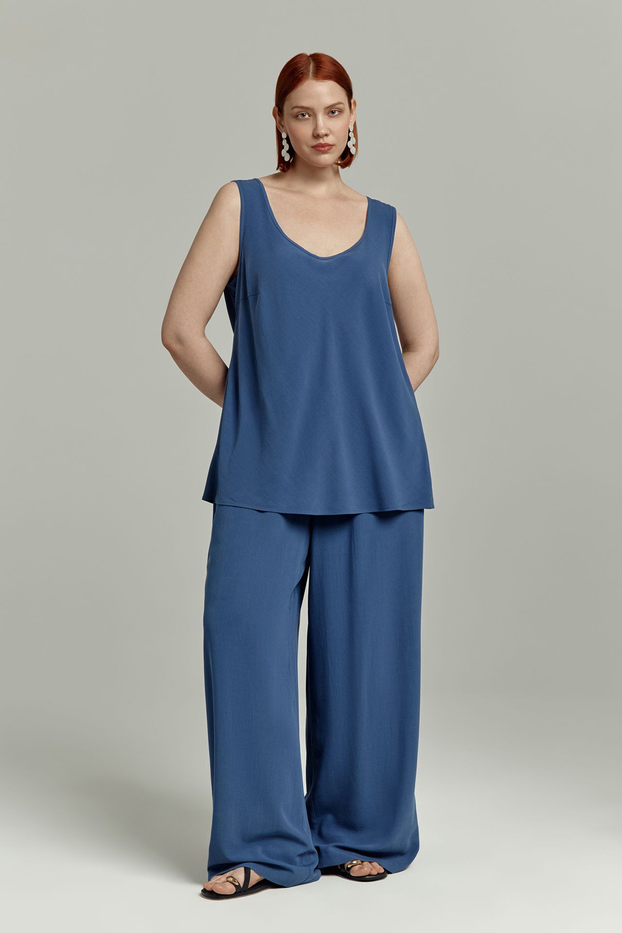 Брюки струящиеся