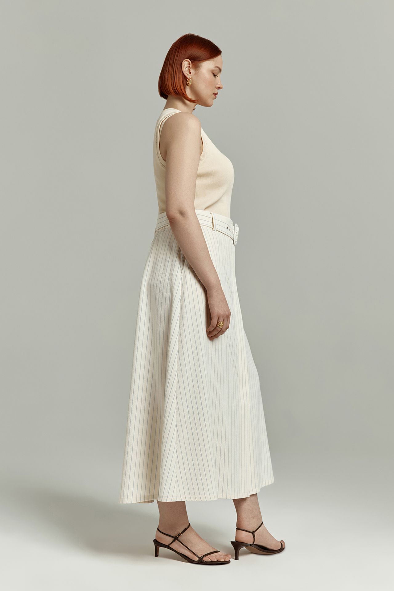 Юбка в полоску