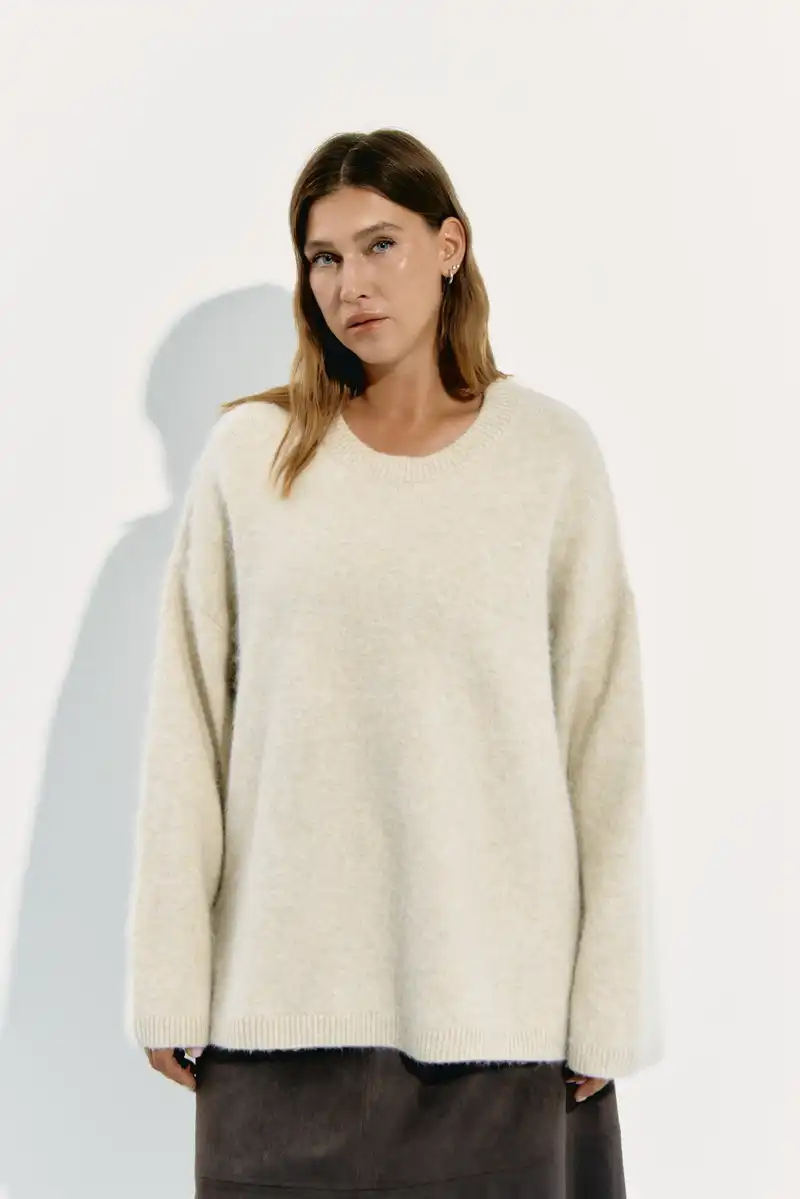 Джемпер с ангорой