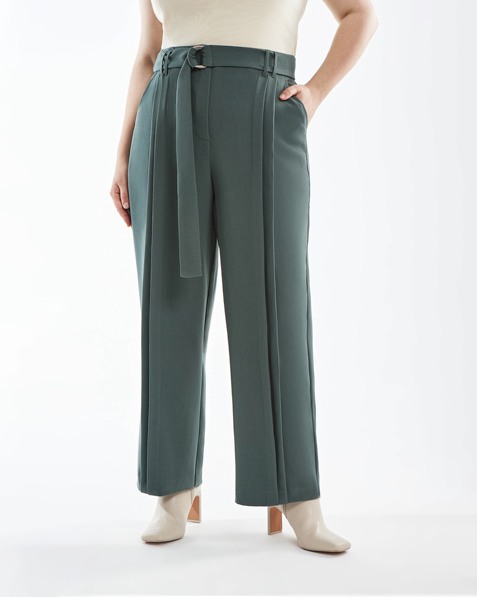 Брюки с защипами