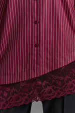 Рубашка с кружевом CHIC