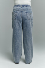 Джинсы с вышивкой BRITNEY