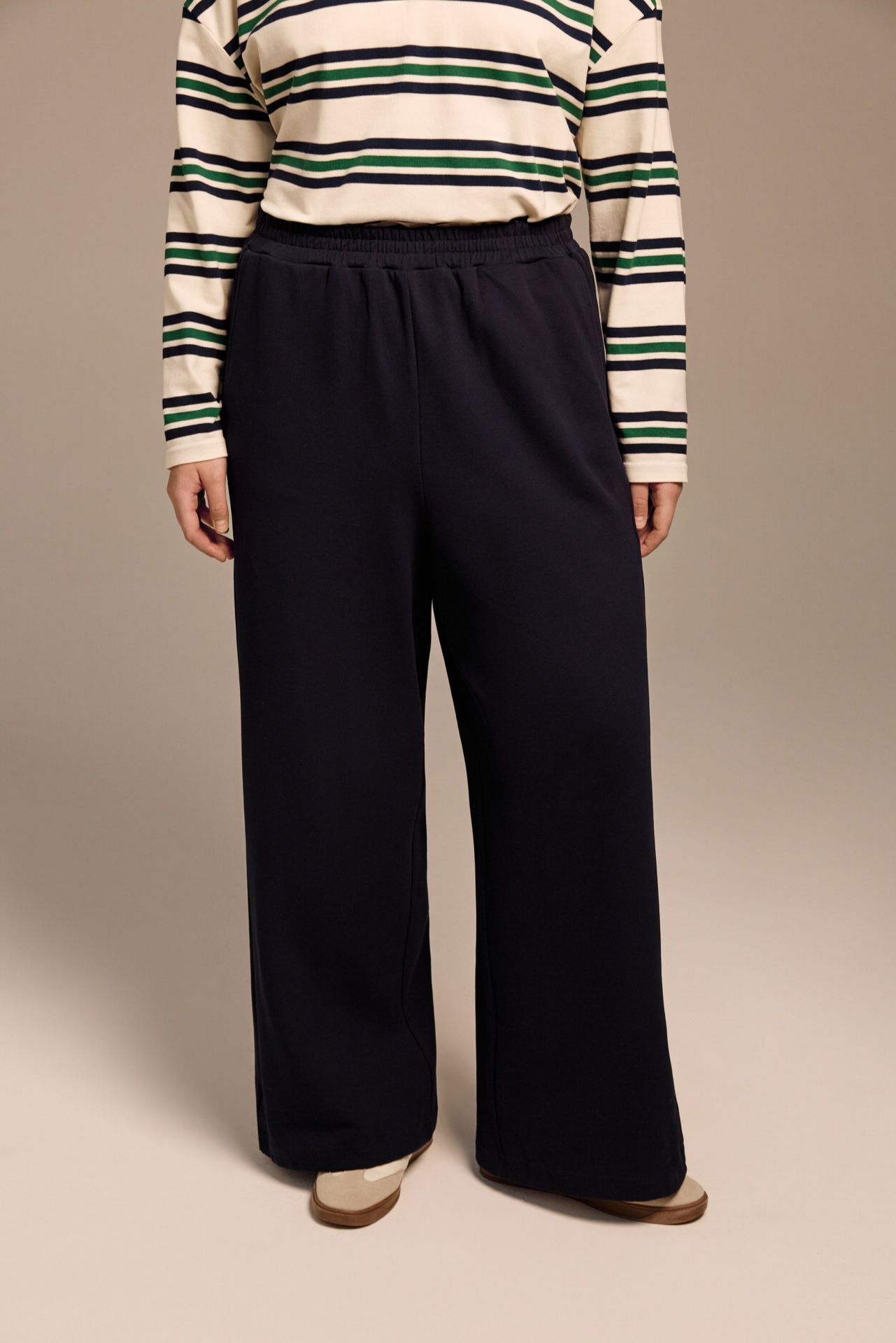 Брюки из хлопкового пике «Волкман»