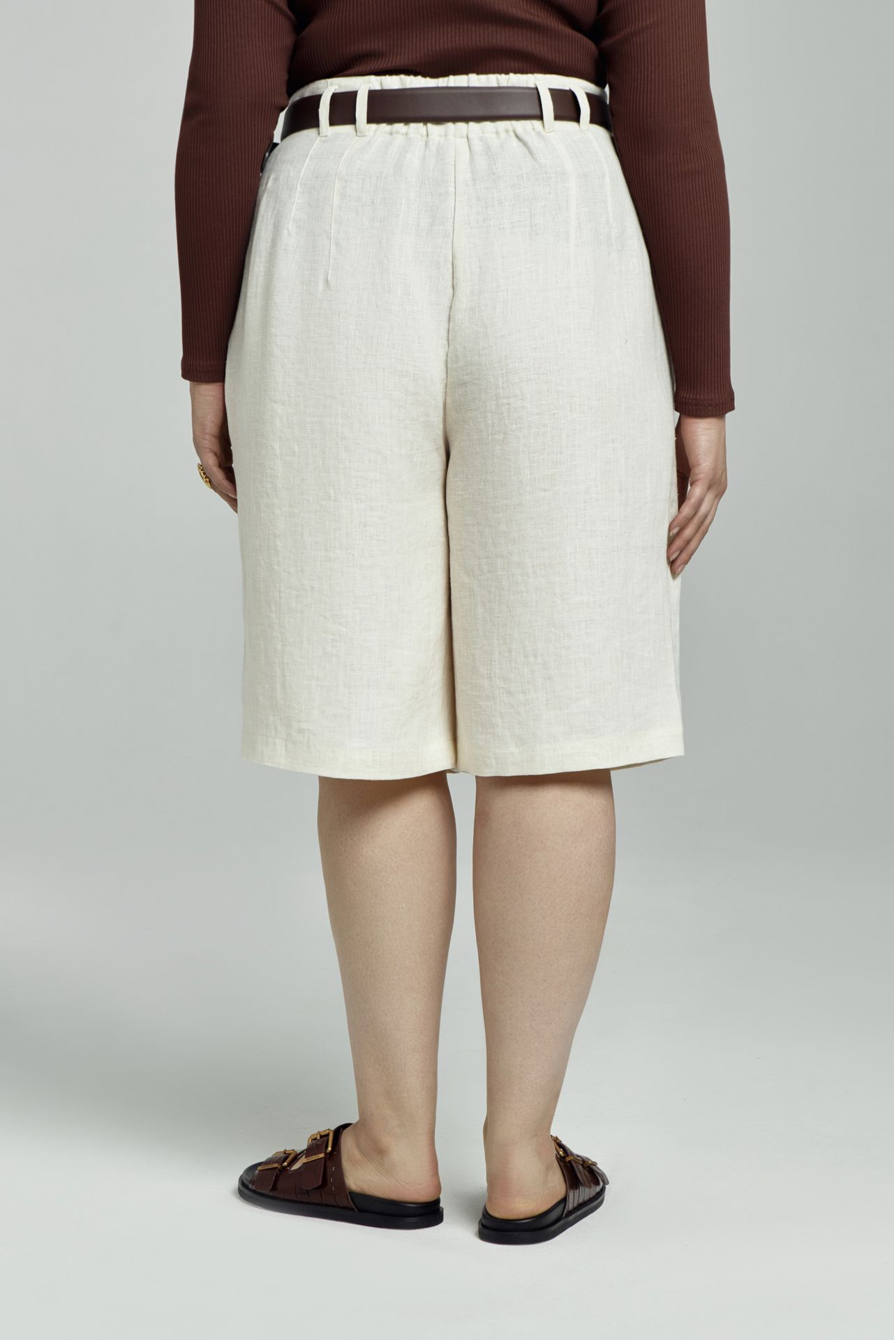 Шорты льняные