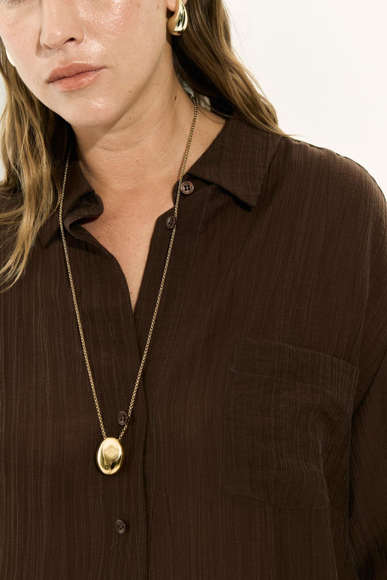 Рубашка полупрозрачная