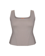 Топ трикотажный в корсетном стиле