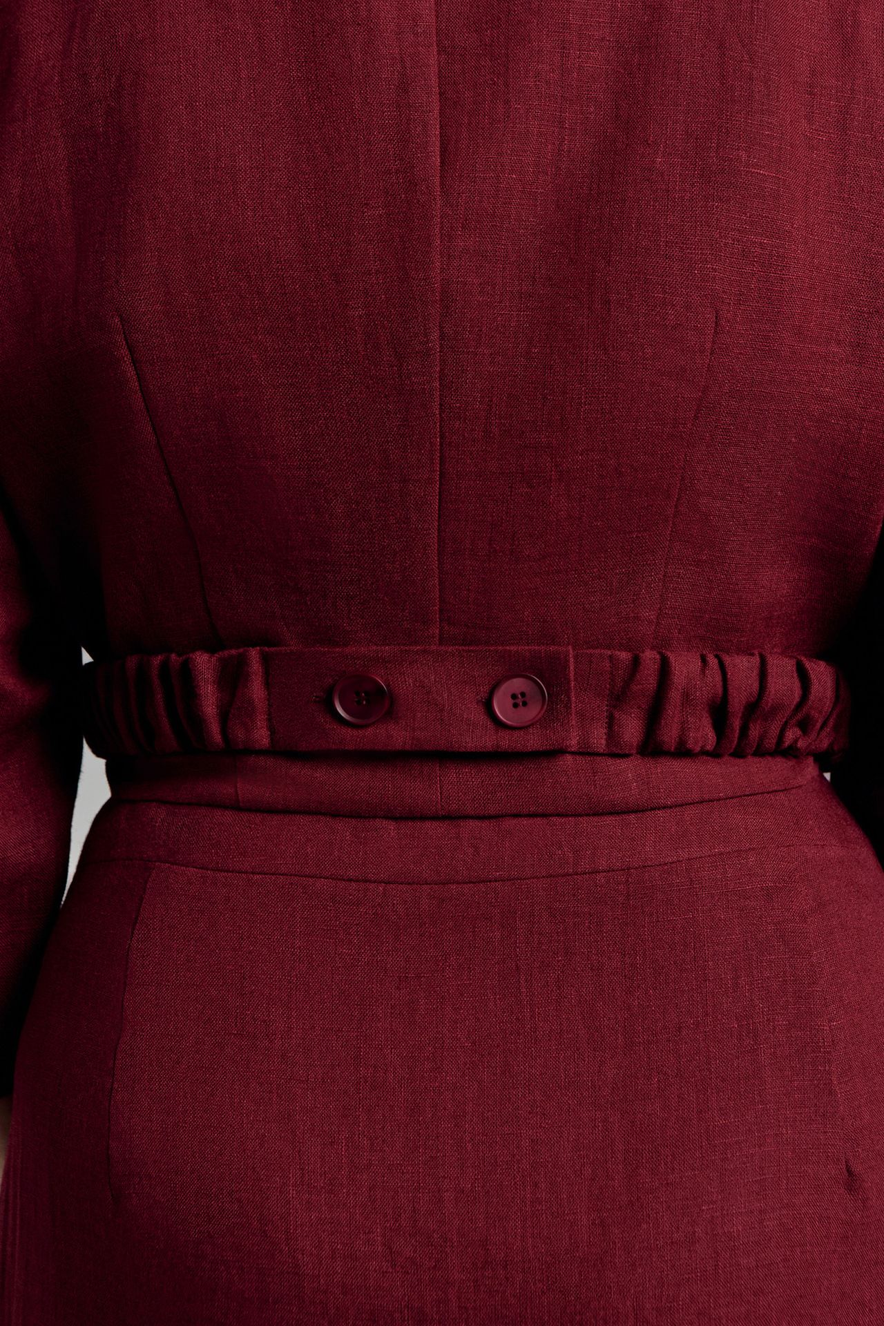 Топ-блуза льняная