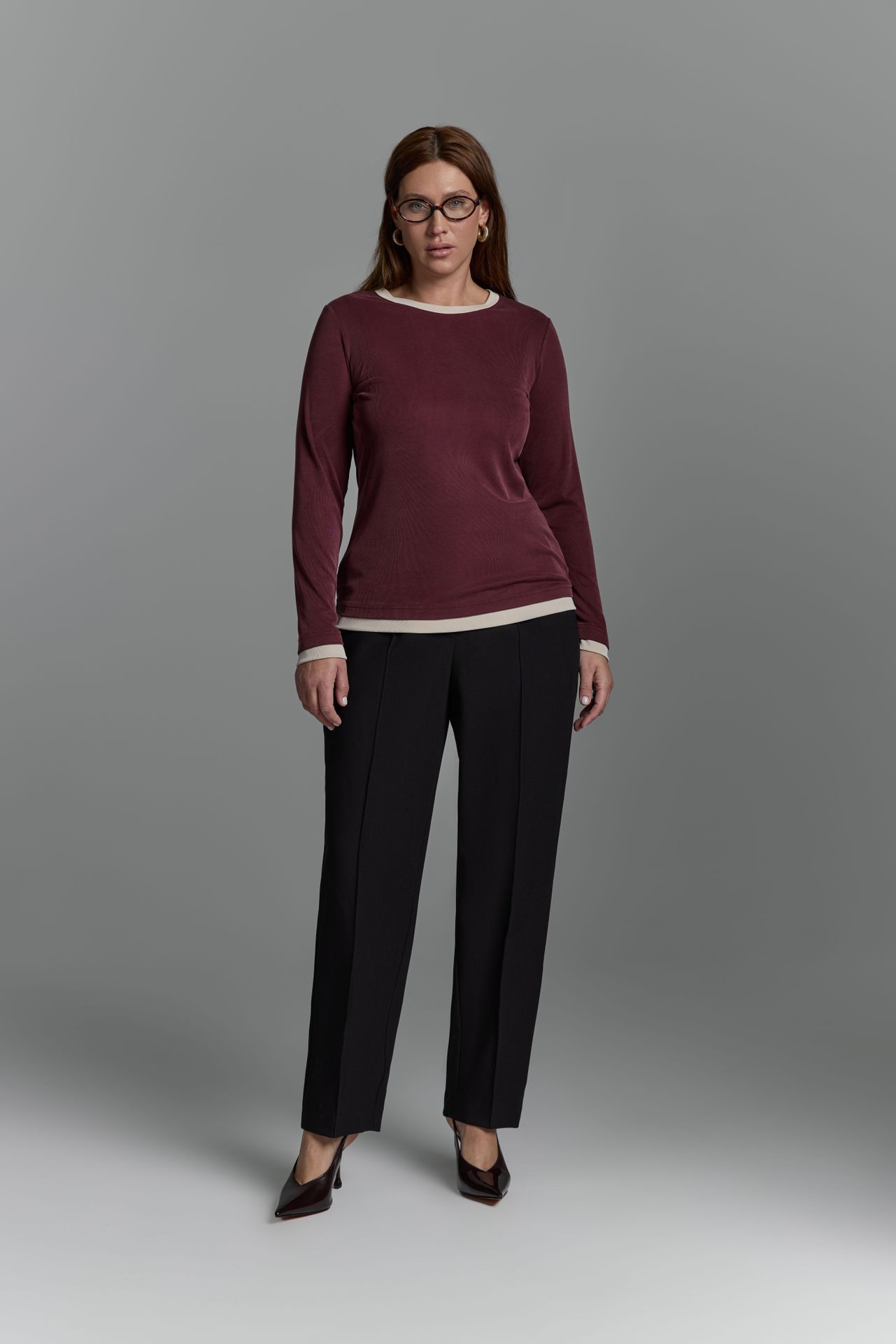 Лонгслив из вискозы ILLUSION