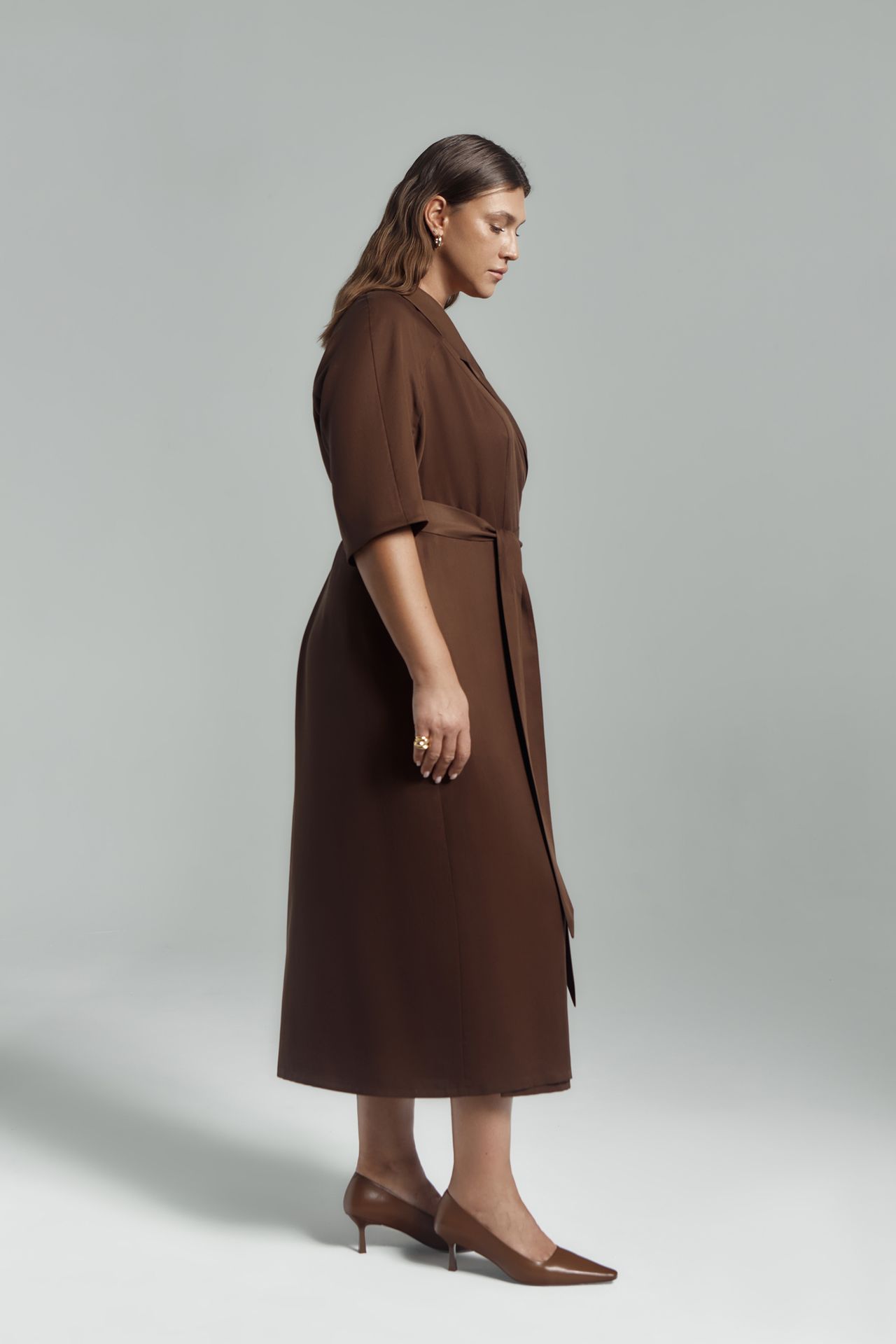 Платье-жакет струящиеся