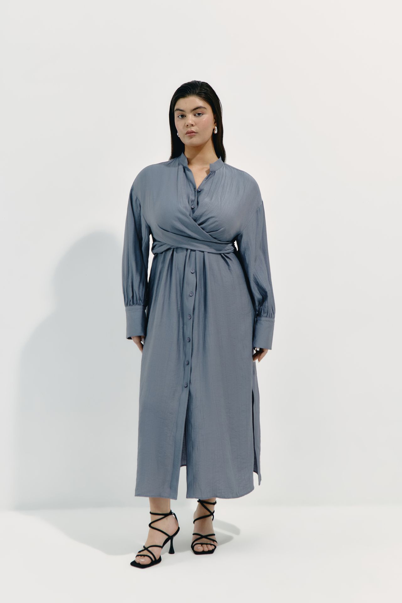 Платье из фактурной вискозы MONET