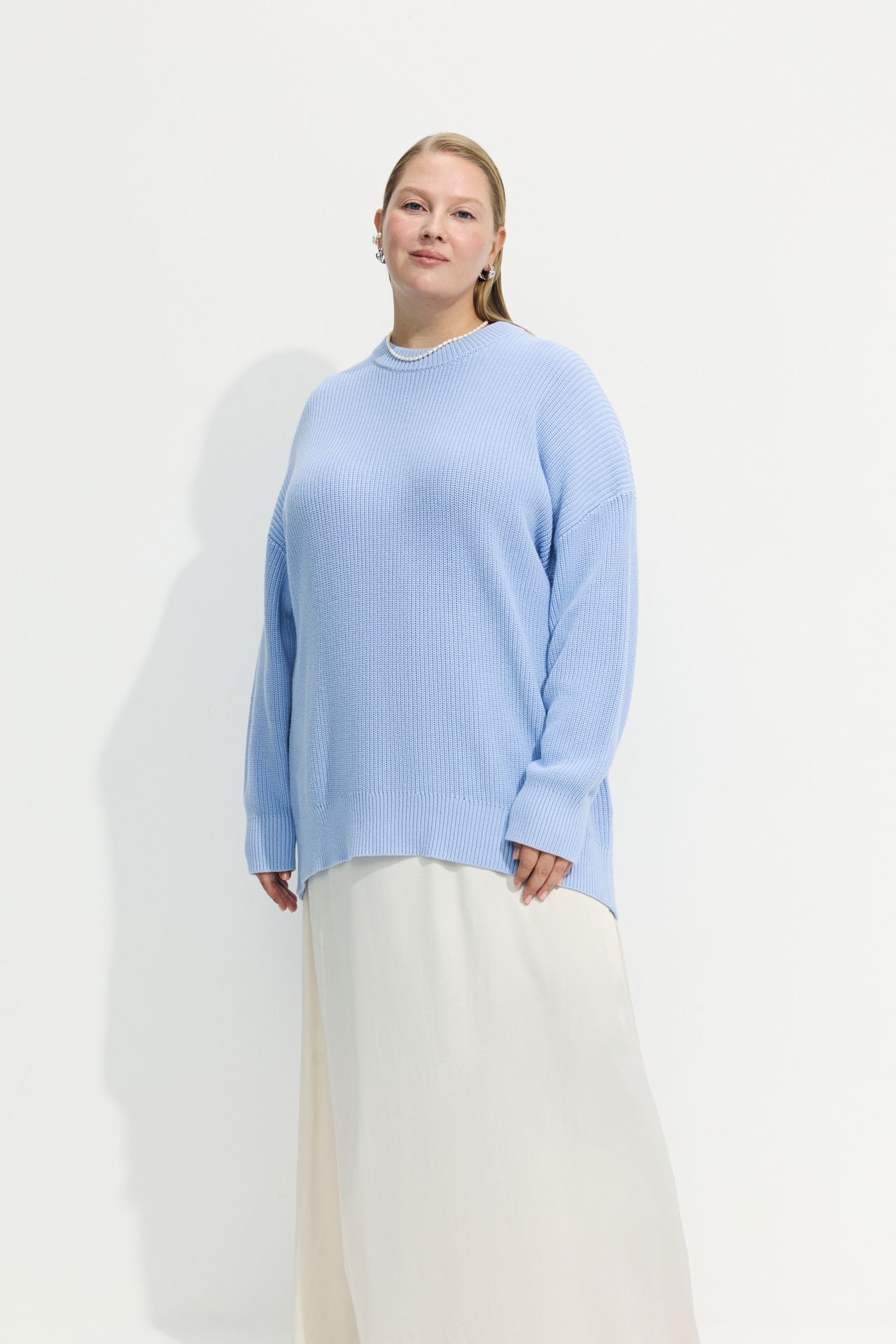 Джемпер хлопковый оверсайз