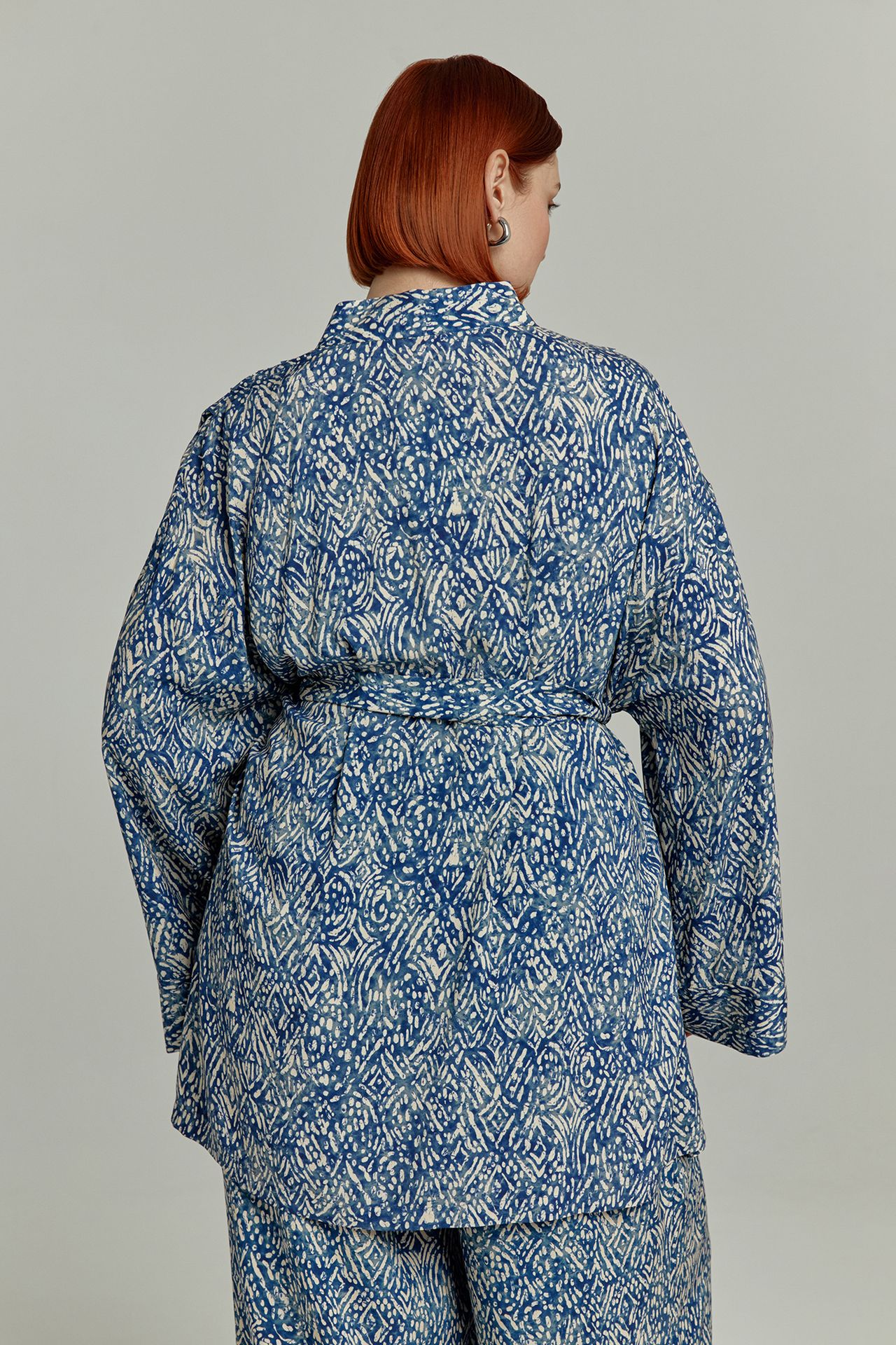 Рубашка-кимоно в принте