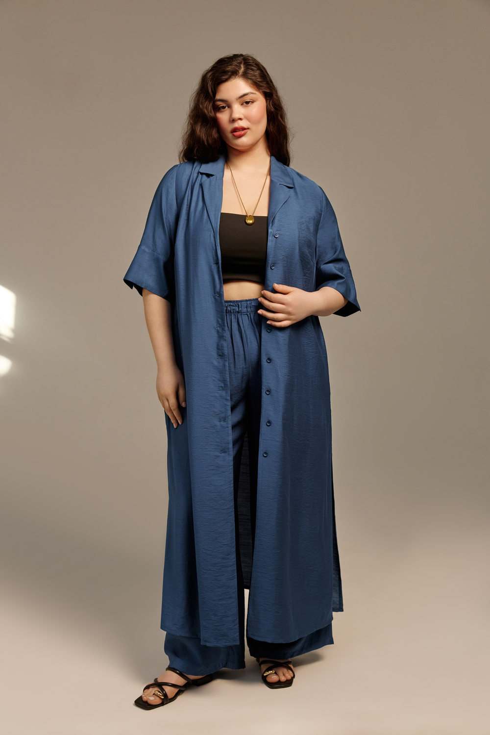 Платье-рубашка СИЕСТА