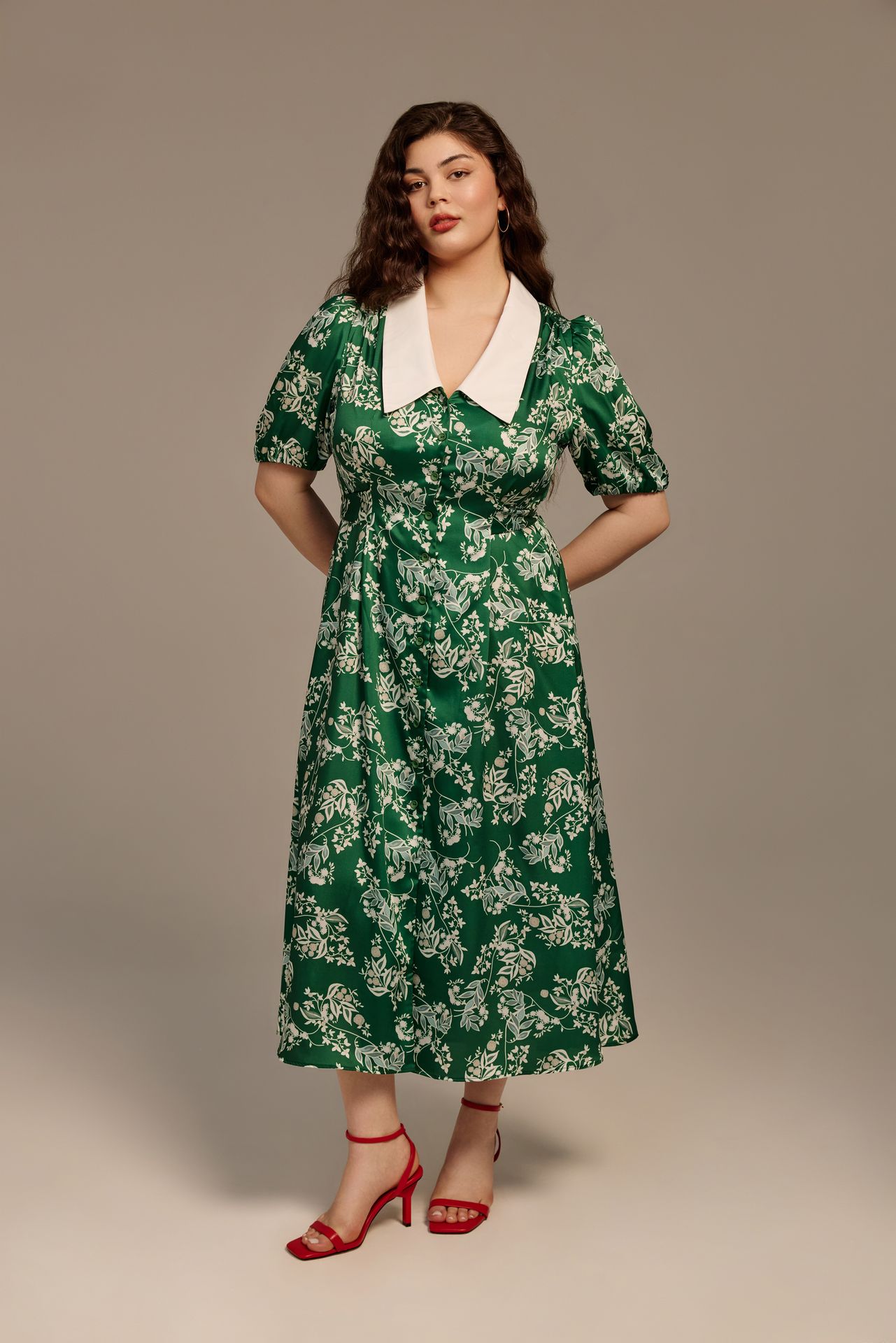 Платье с воротником ФИЕСТА