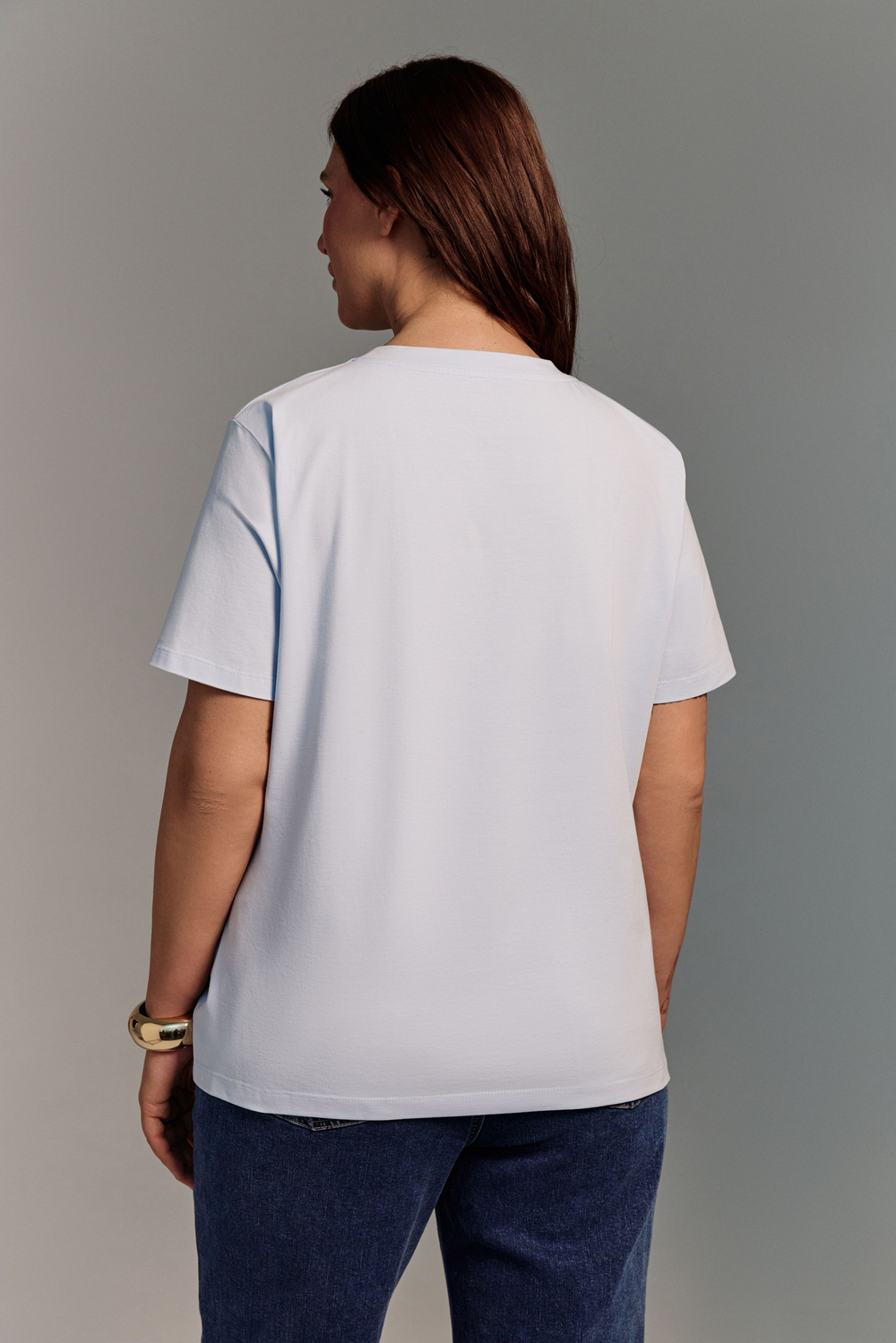 Футболка хлопковая ГОЛУБУШКА