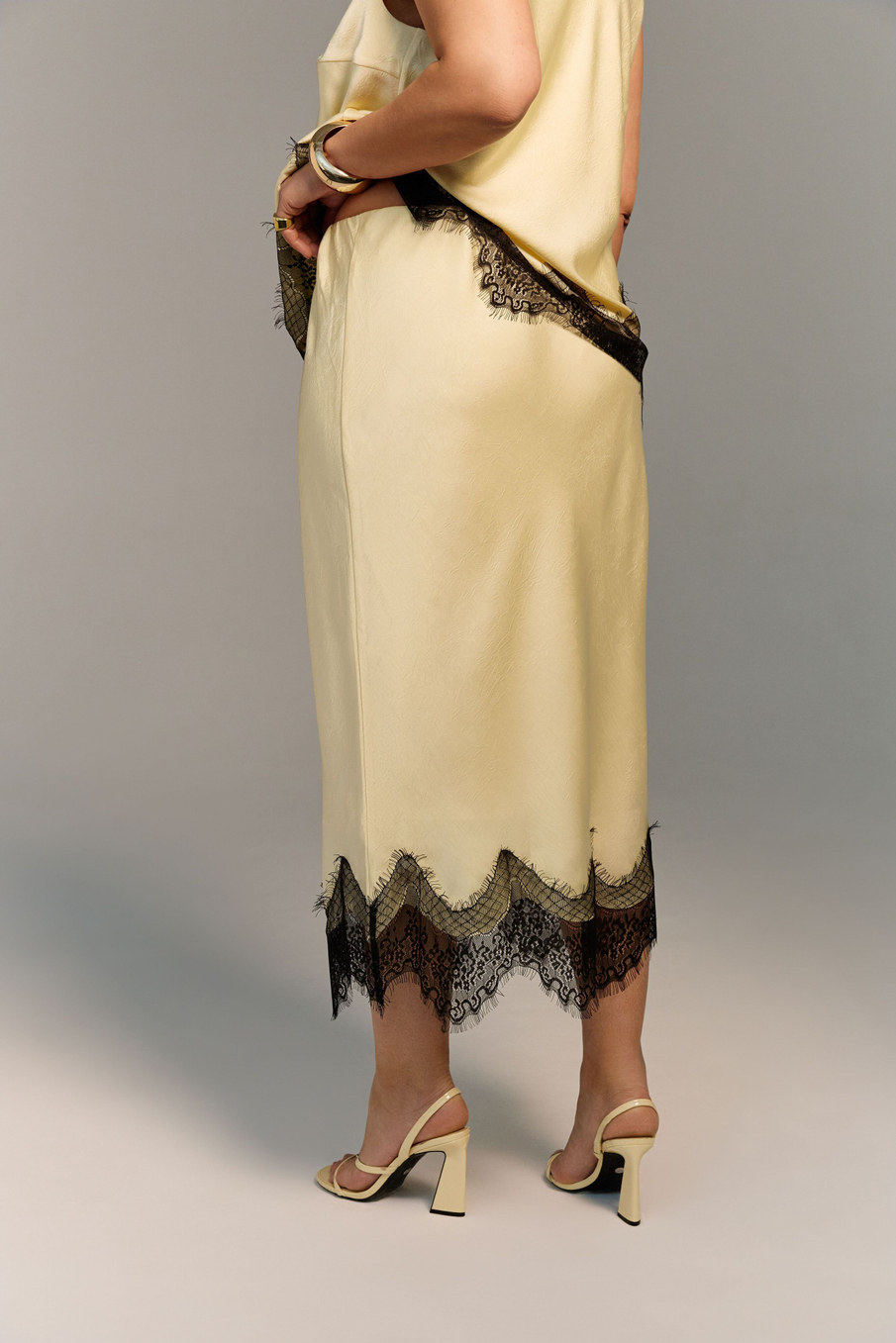 Юбка с кружевом РАНЕВСКАЯ