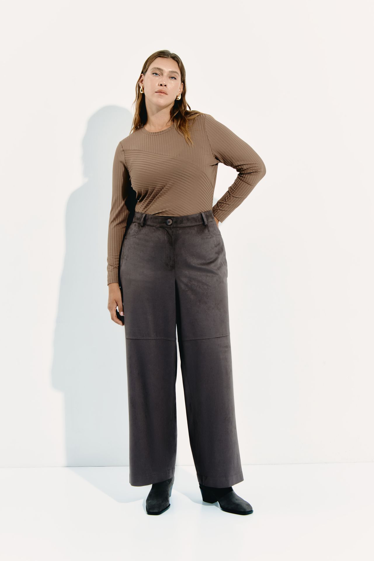 Брюки замшевые NAOMI