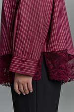 Рубашка с кружевом CHIC