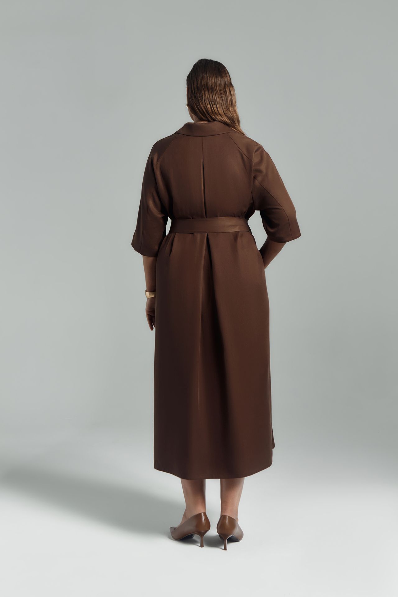 Платье-жакет струящиеся