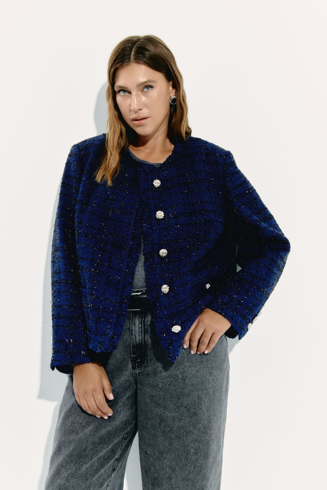 Твидовый жакет ASHLEY