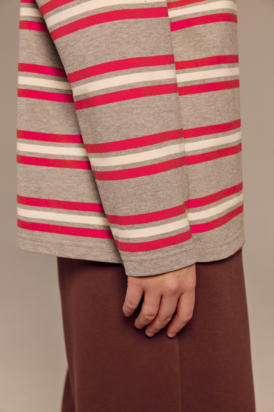 Поло с длинным рукавом Элен