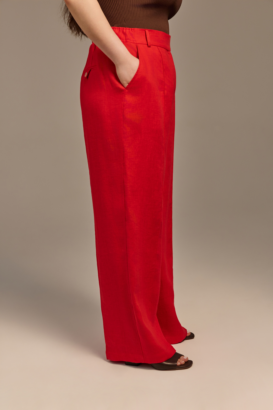 Брюки изо льна АРРИБА