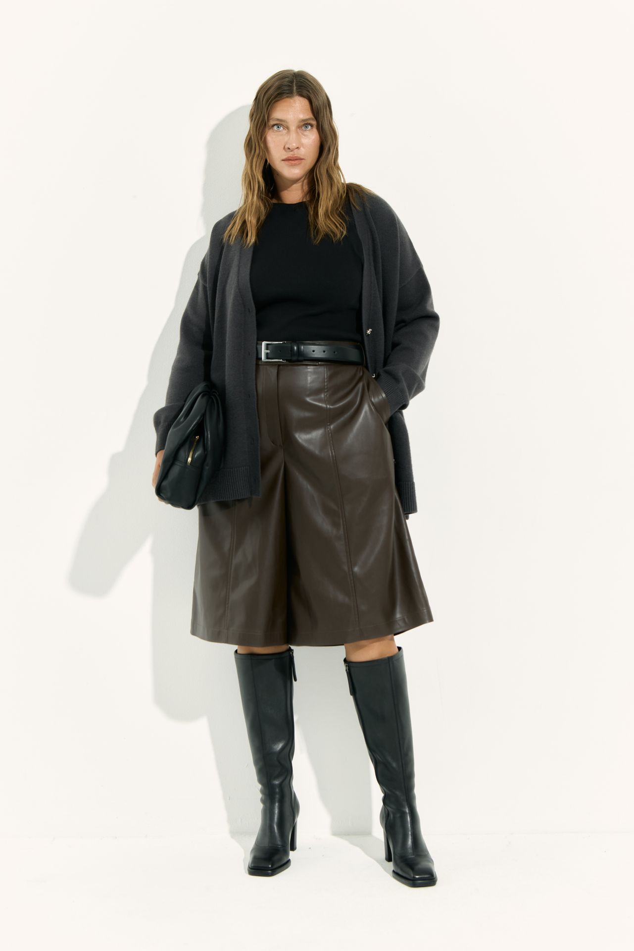 Шорты из экокожи LILITH