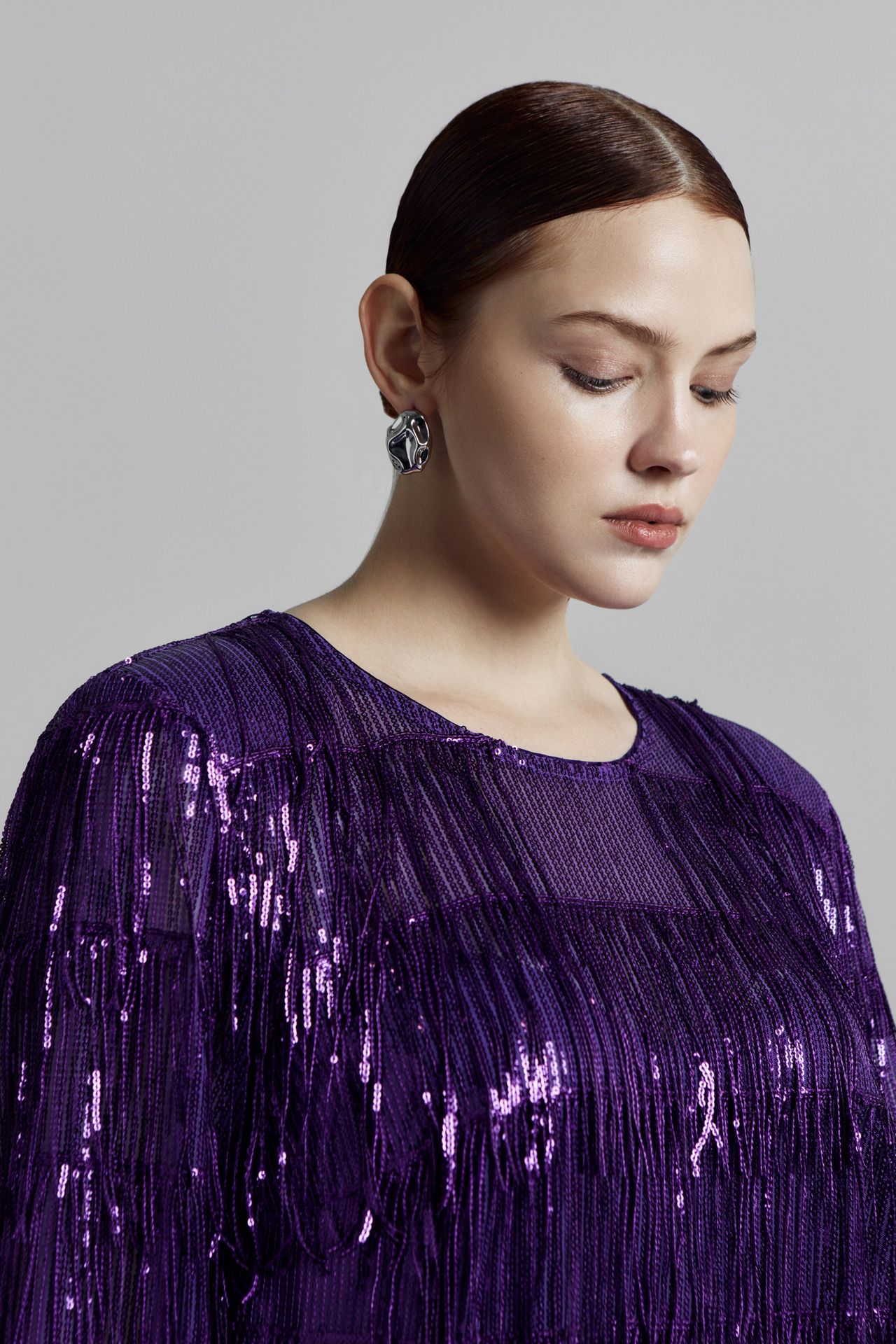 Платье с пайетками