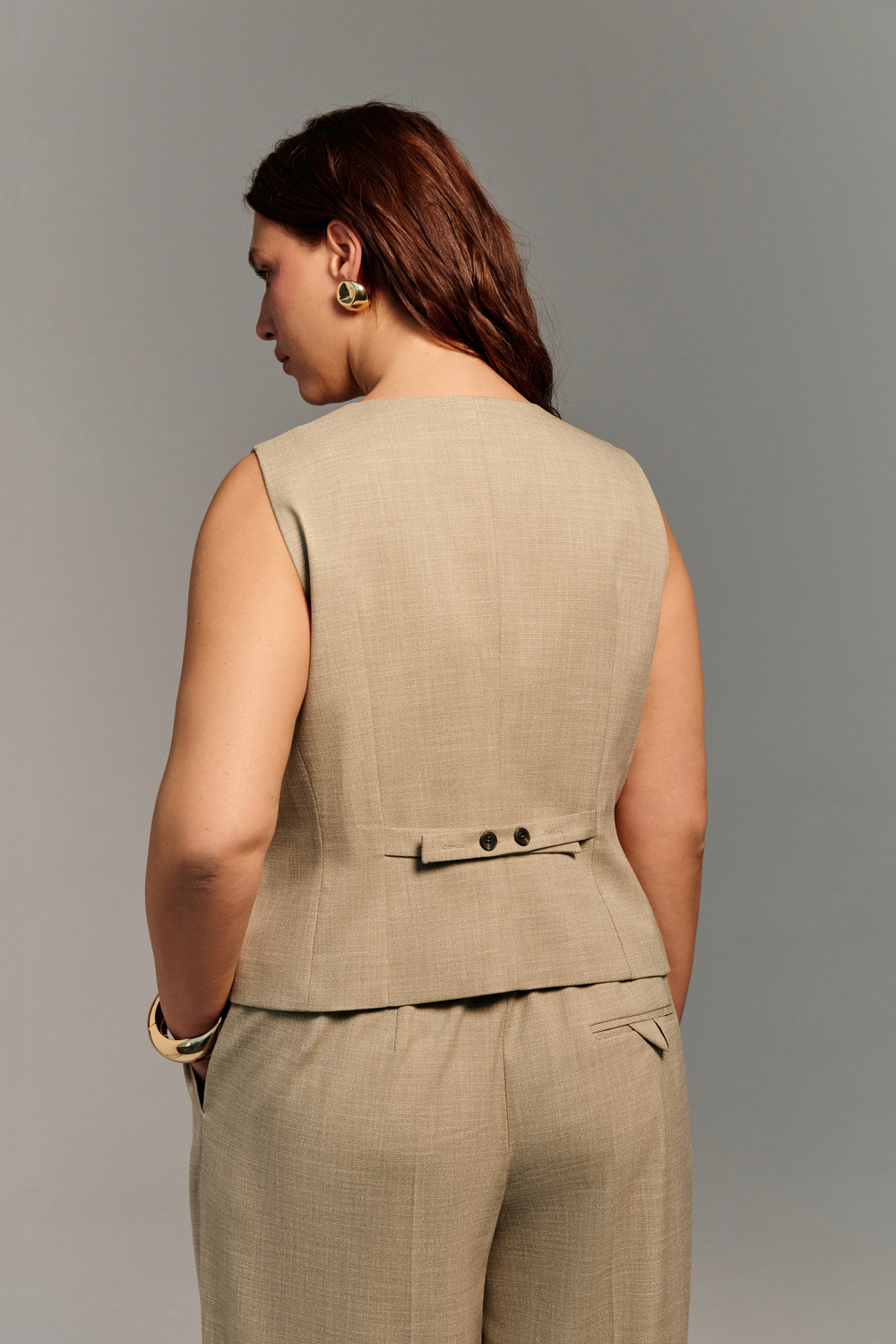 Жилет костюмный ПОЛЕ