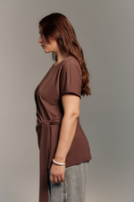 Футболка с перекрутом РОЩА