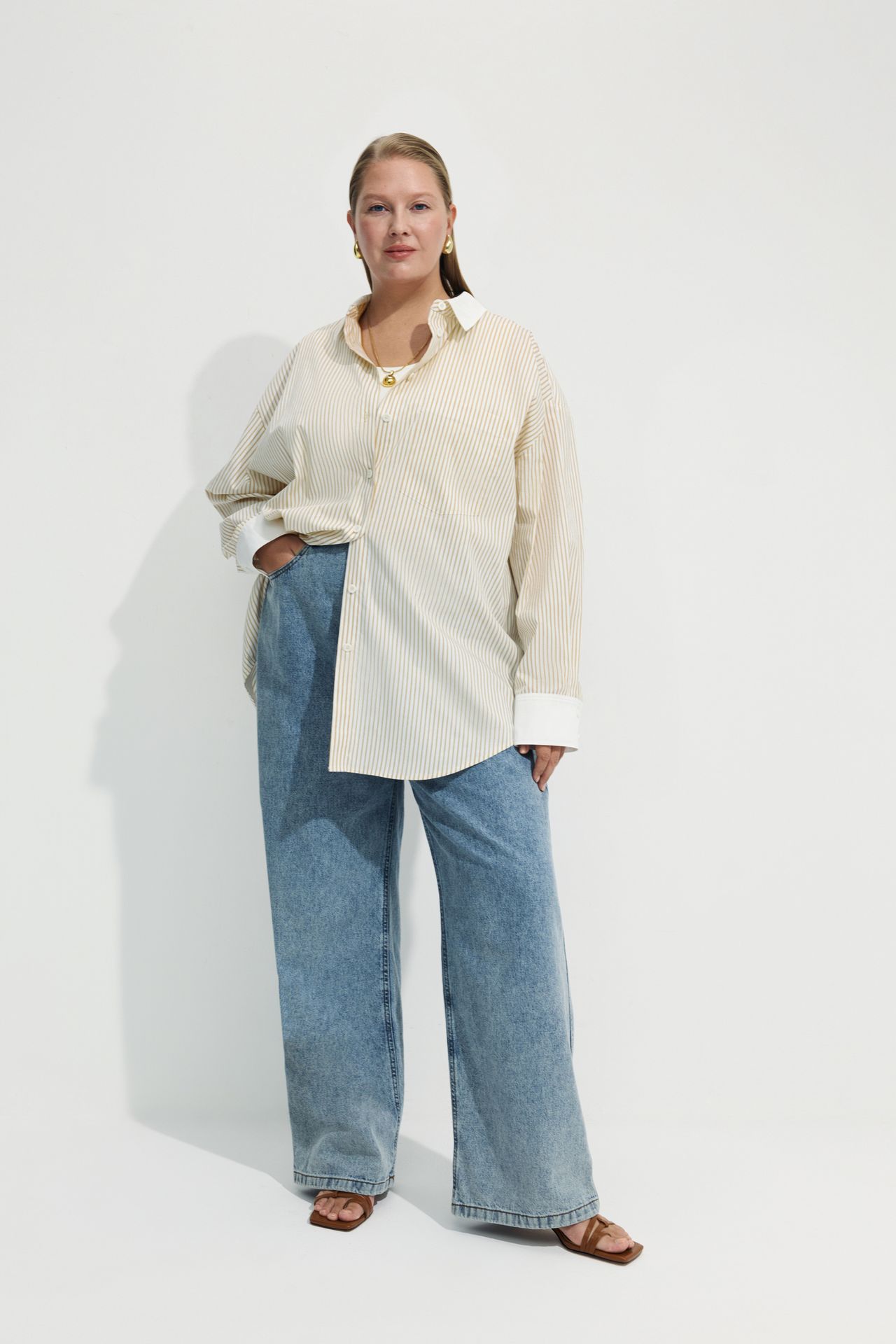 Рубашка из премиального хлопка NAVSEGDA