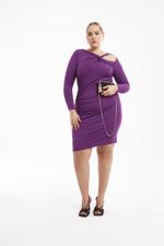 Асимметричное платье мини