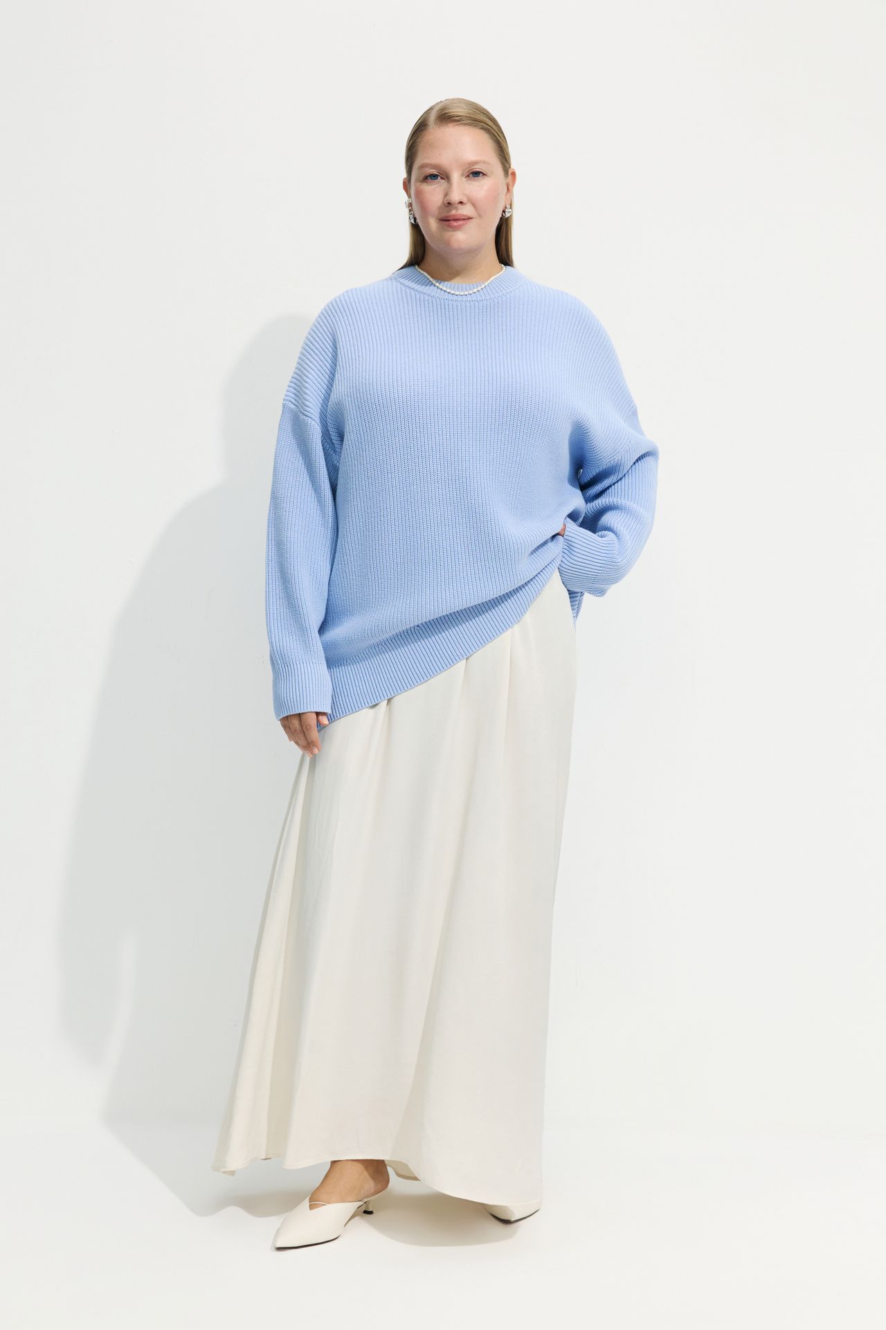 Джемпер хлопковый оверсайз