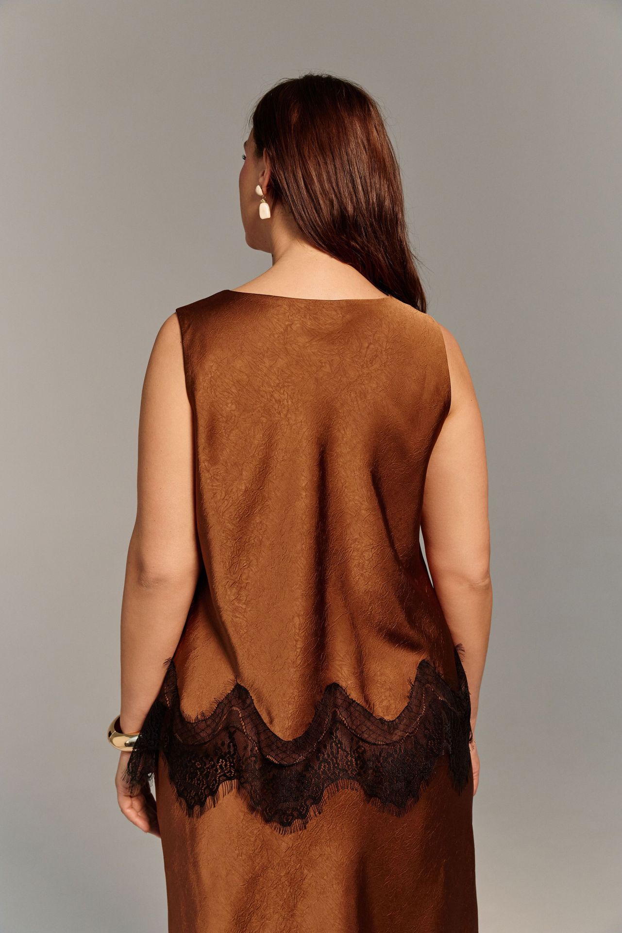 Топ с кружевом РАНЕВСКАЯ