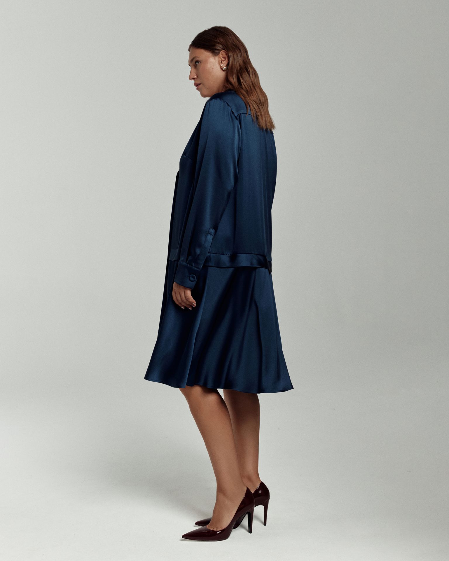 Платье-жакет укороченное