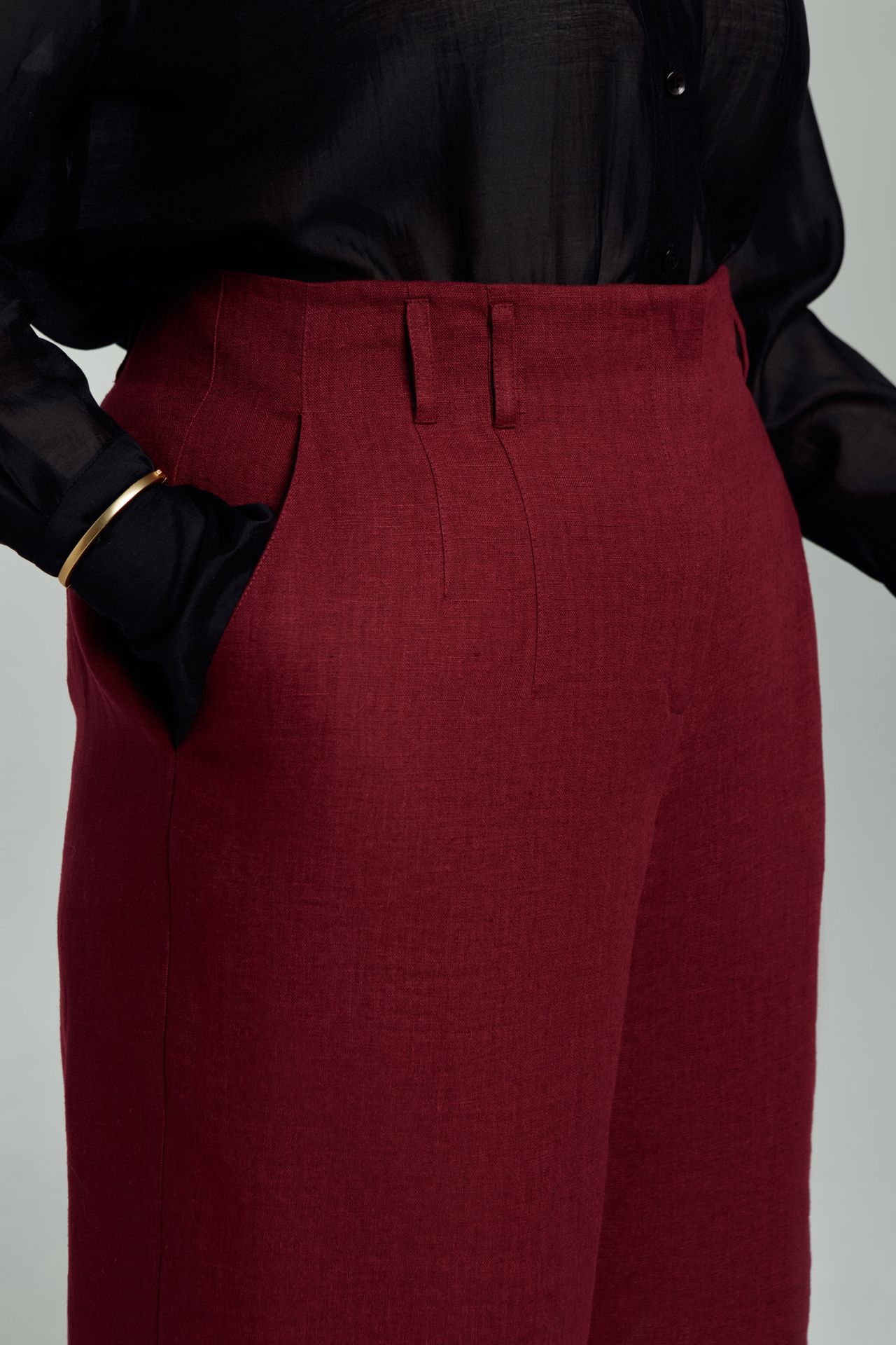 Шорты льняные