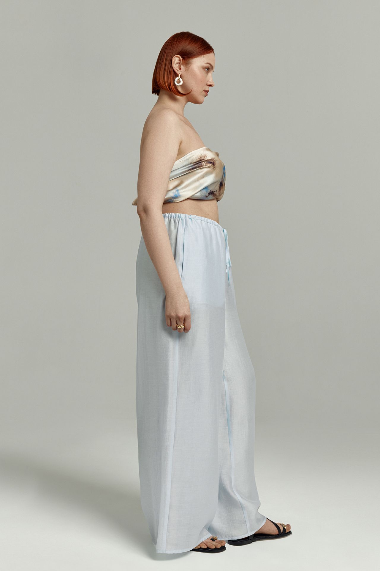 Брюки полупрозрачные