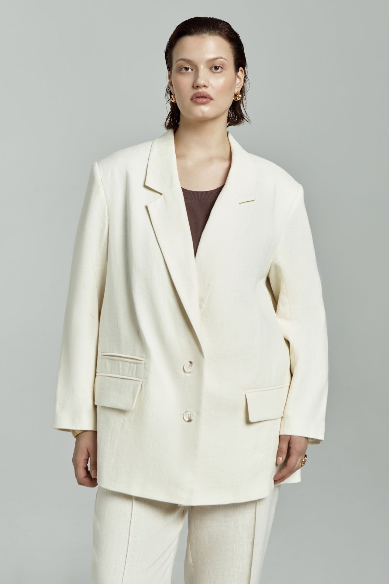 Жакет льняной